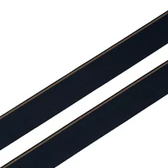 Резинка широкая, сине-черная/коричневая 28 мм, Германия