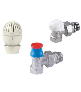 Термостатический комплект для радиатора угловой 1/2* Giacomini