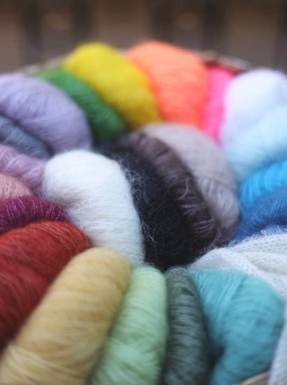 Пряжа ROSARIOS 4 Aurora (70% кид мохер, 30% шёлк)