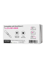 Сменная насадка женская для Domi 2 силикон черный 12,9 см