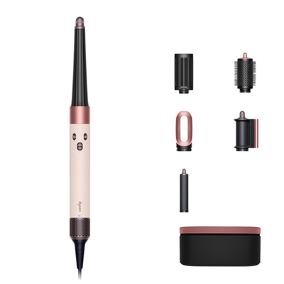 Стайлер Dyson HS08 Hairstyler Airwrap i.d. Straight+Wavy (Ceramic Pink/Rose Gold) (2025) Мультистайлер цвета «розовая керамика/розовое золото». Подходит для прямых и волнистых волос любой длины