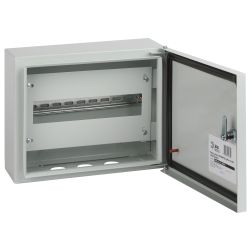 Корпус металлический навесной ЭРА SIMPLE ЩРНг-12 (250х300х120) IP54 У2 серый | Корпуса металлические модульные