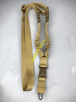 Тактический ремень на автомат одноточечный Песок