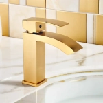 Cмеситель для раковины RIMERO RM1007MG (Матовое золото)