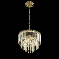 Citilux Фонда CL303163 Люстра хрустальная подвесная Бронза