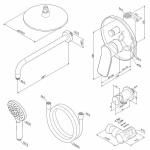 Душевая система AM.PM X-Joy FB85A1RH20