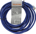 Patch Cord  UTP  кат.5e 5м, синий