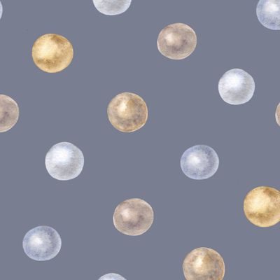 Паттерн Жемчуг на сером