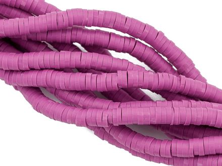 Нить каучуковых бусин 4мм