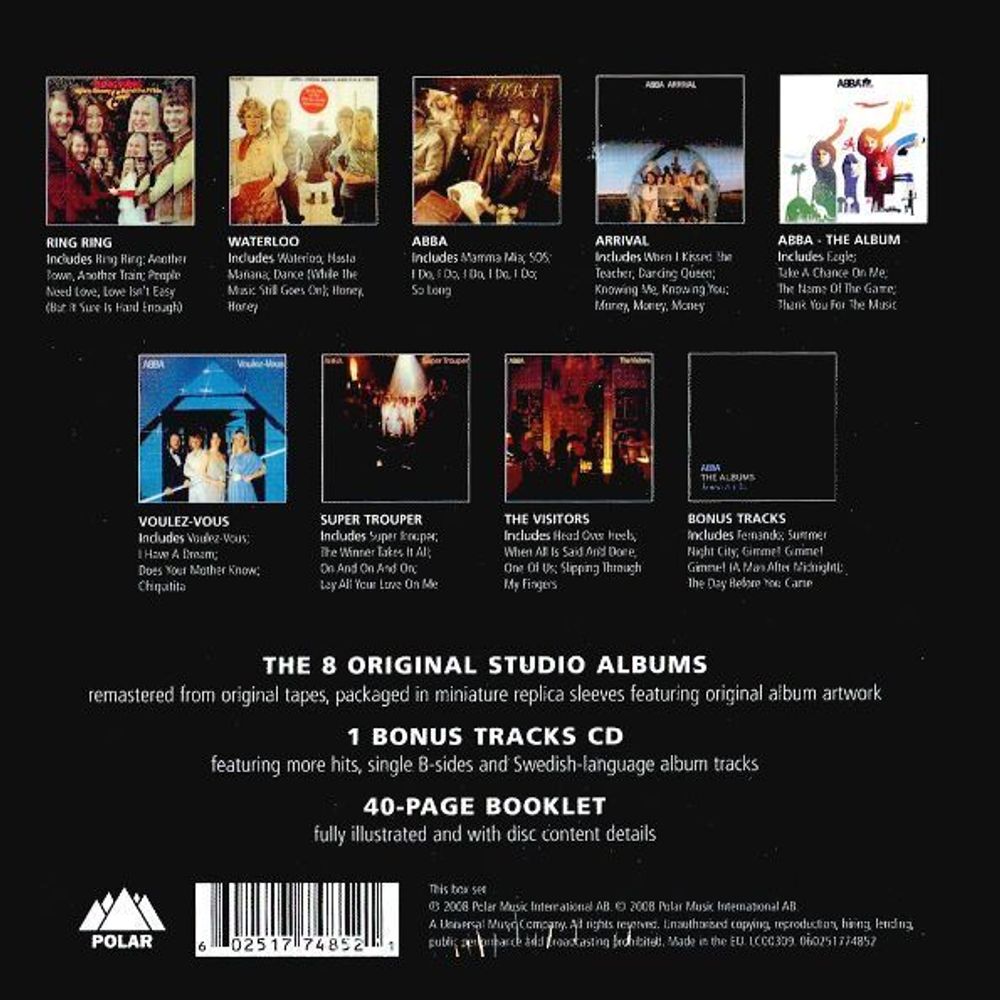 ABBA - The Albums (Box-set 9CD+booklet)