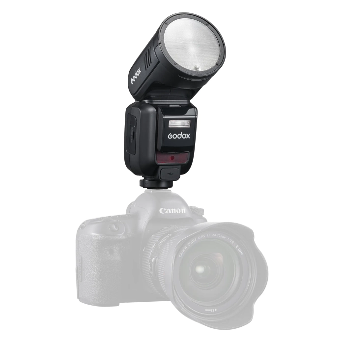 Вспышка накамерная Godox V100F TTL с круглой головкой для Fujifilm