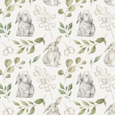 Кролики и листья