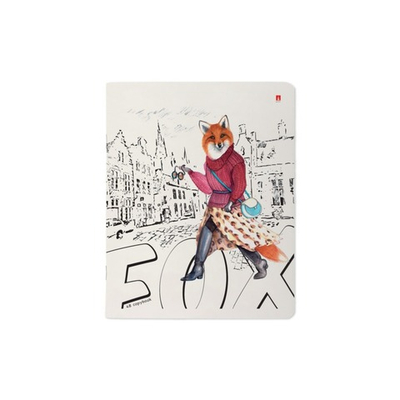 Тетрадь 48 л. клетка ЛИСЫ. МЕГАПОЛИС, ассорти Альт 7-48-1148