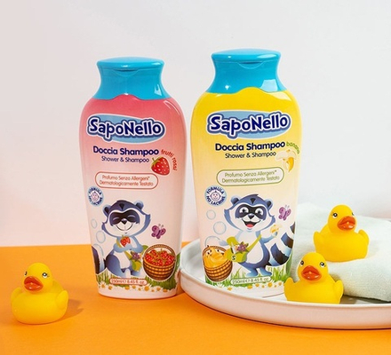 Felce Azurra SAPONELLO Шампунь-гель для душа для детей «Банан» Shower and Hair Gel Banana 250 мл