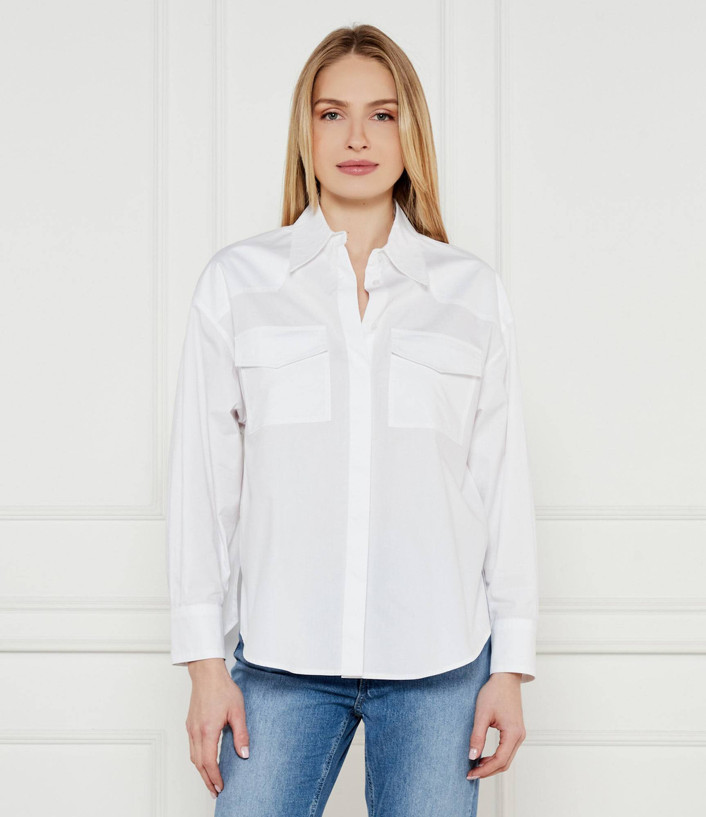 Рубашка DONDUP - made in Italy - белый(DC400 PF0010D XXXW)