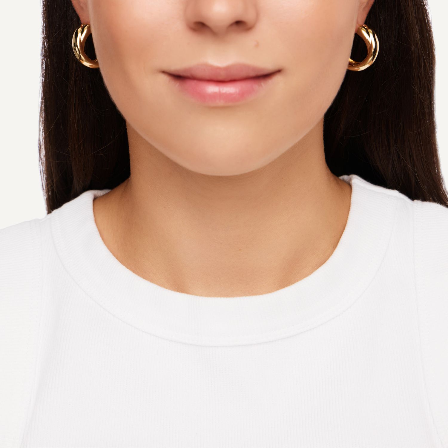 Серьги Orbit Intercept Earrings - Gold