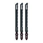 БИБЕР 85281 Полотна по дерев для эл. лобз. 74/4мм  быстр. резТ144 3шт----