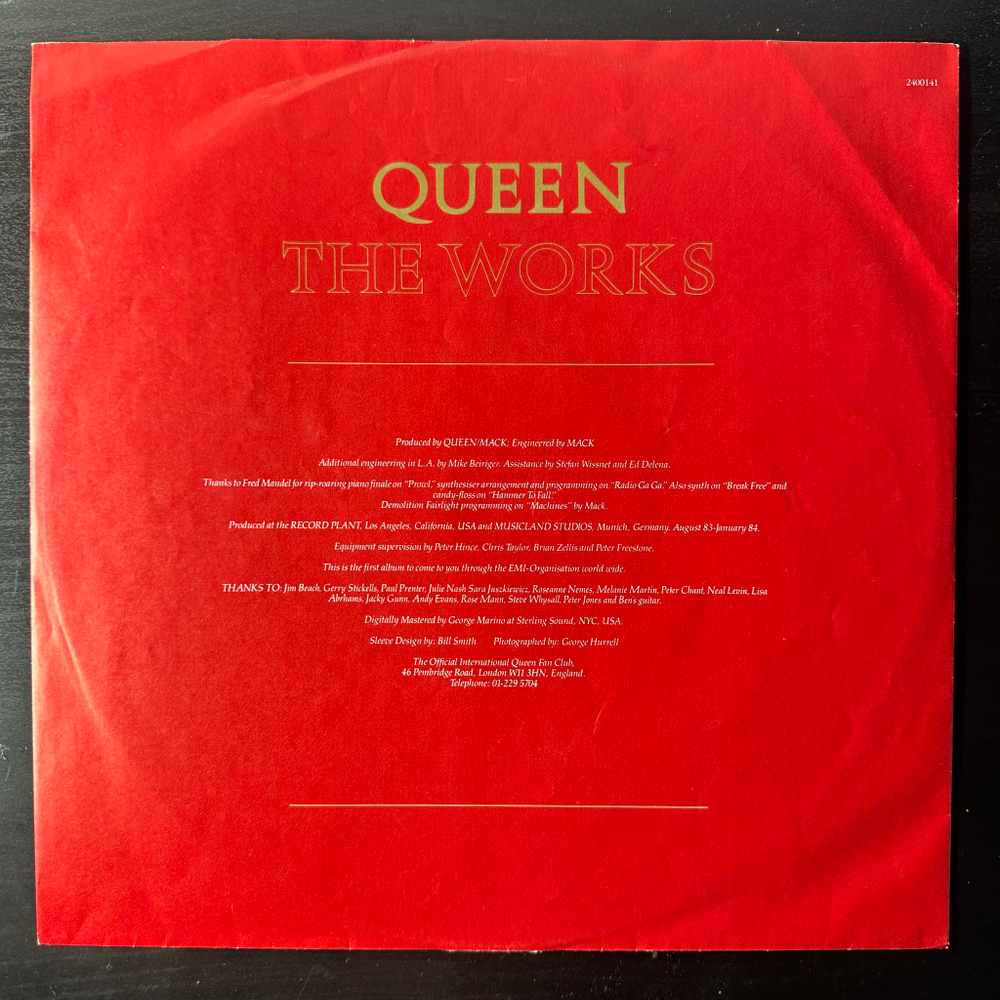 Queen - The Works (Европа 1984г.)