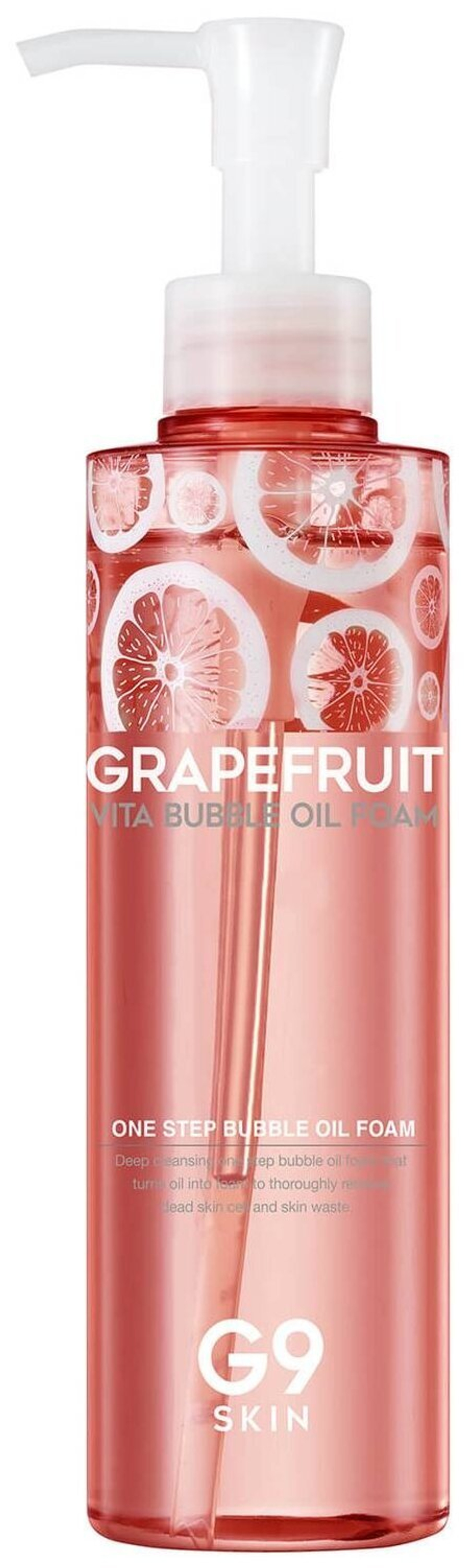 Berrisom G9 Skin Grapefruit Vita Bubble Oil Foam Масло-Пенка для умывания с экстрактом грейпфрута 210 мл