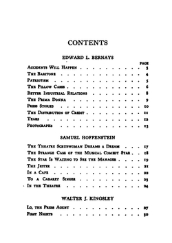 The Broadway Anthology | Edward L. Bernays