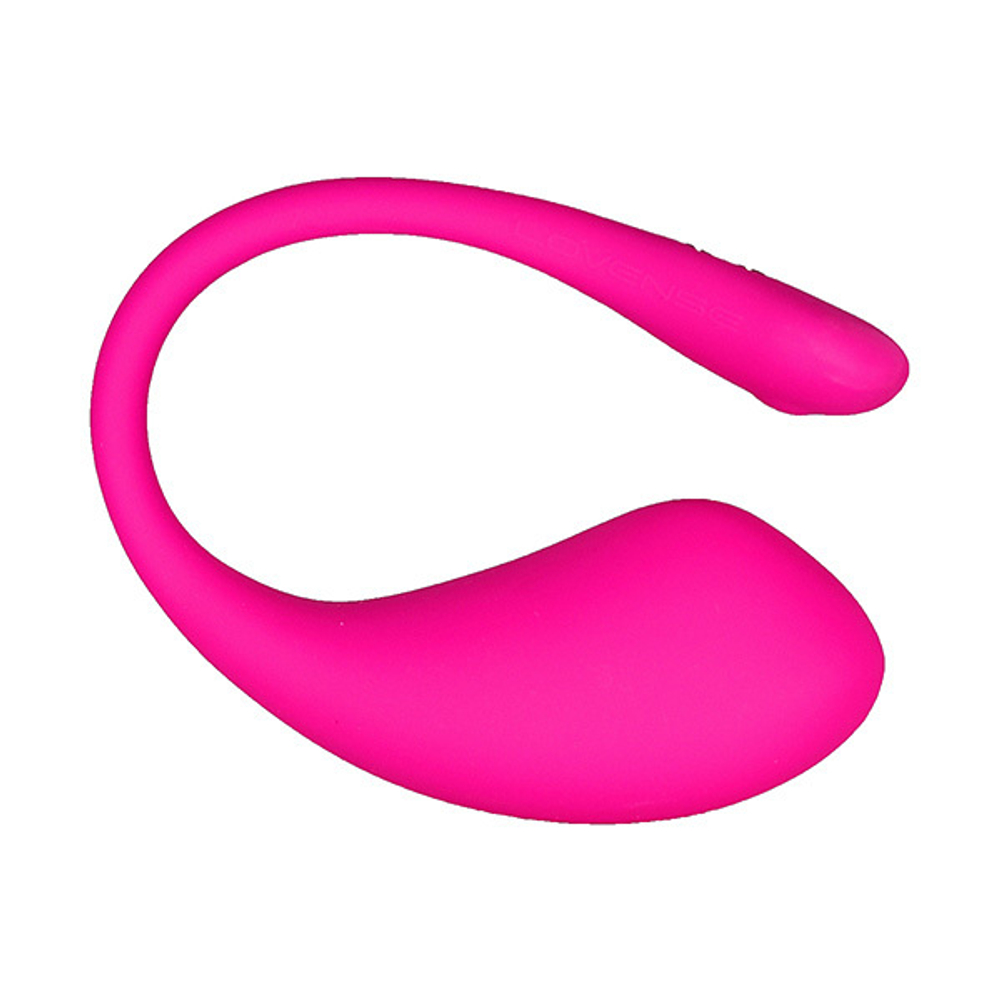 Розовое силиконовое виброяйцо 18см с управлением через приложение Lovense Lush 3 Smart Vibrating Egg Pink LE-10