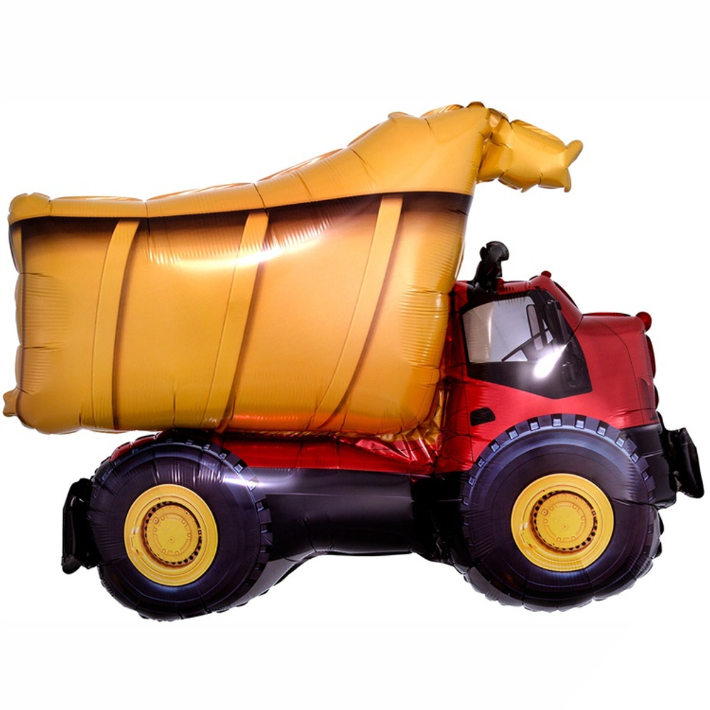Шар Фольгированный Самосвал (Оранжевый)