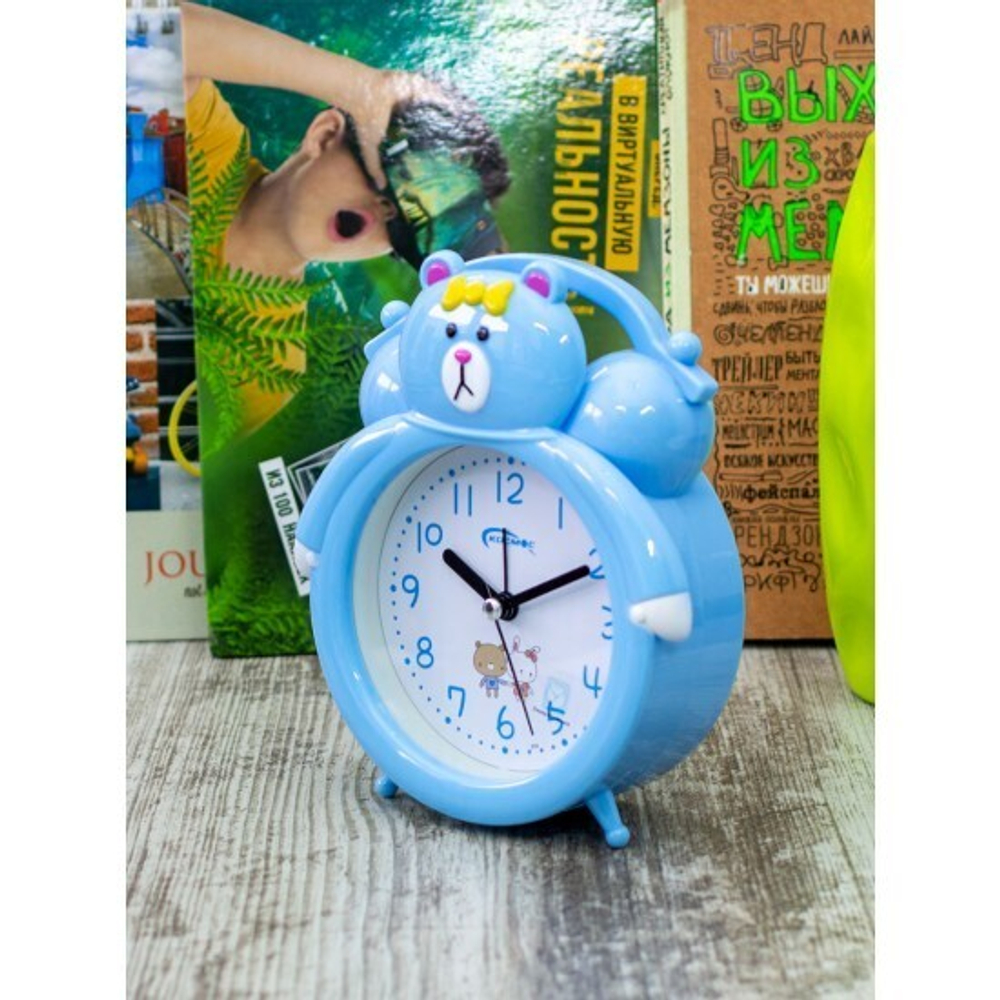 Часы детские настольные 508, 012972 Голубой