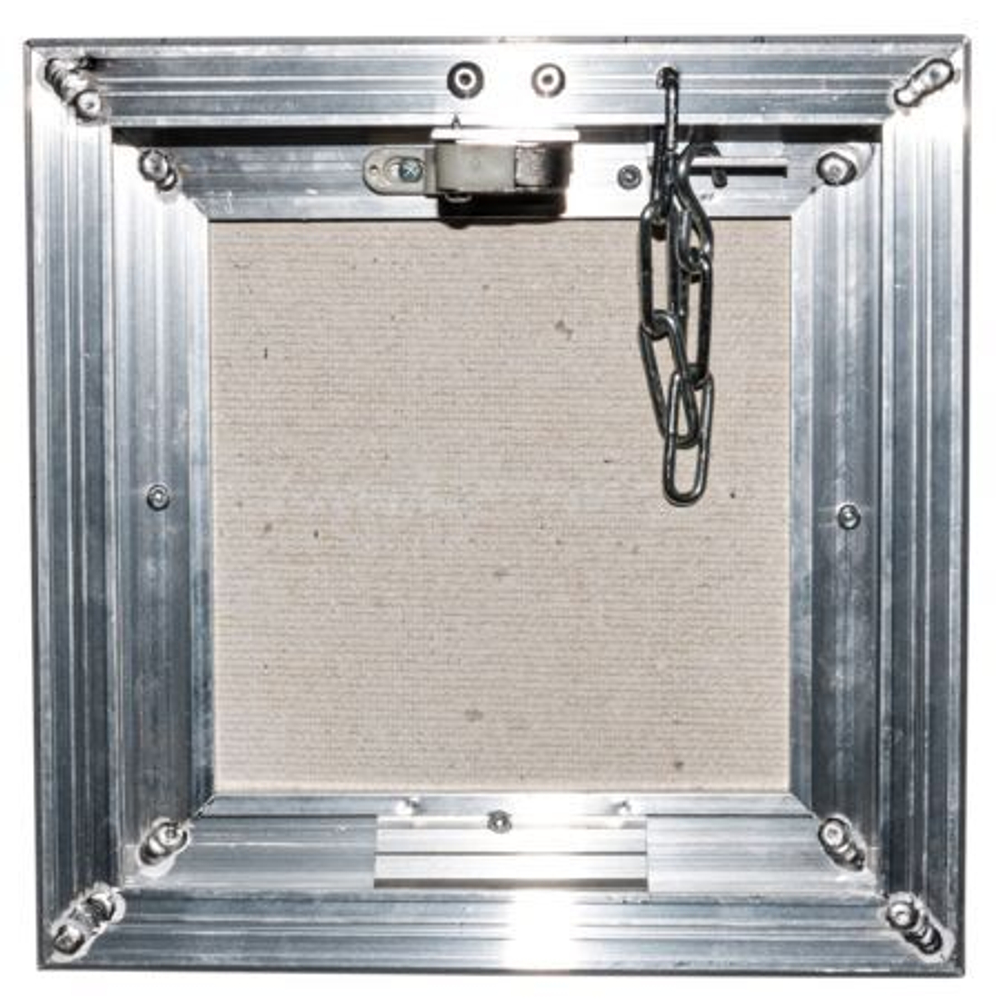 Люк ревизионный D Ceramo 200х400 скрыт.монтаж съемный алюминий EVECS