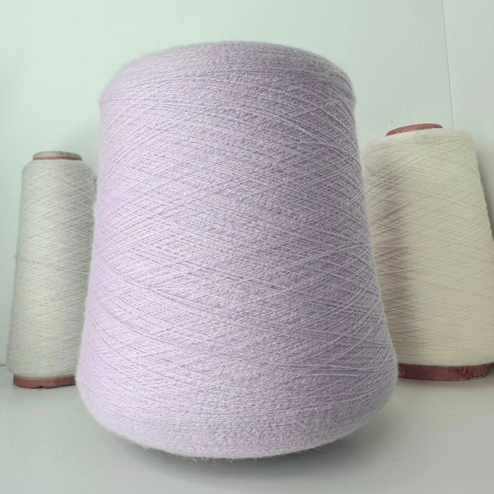 SUPERFLEX - Loro Piana; 95% кашемир, 5% PBT; 2600м/100гр (2/52); lot 116579; цвет: светло-сиреневый