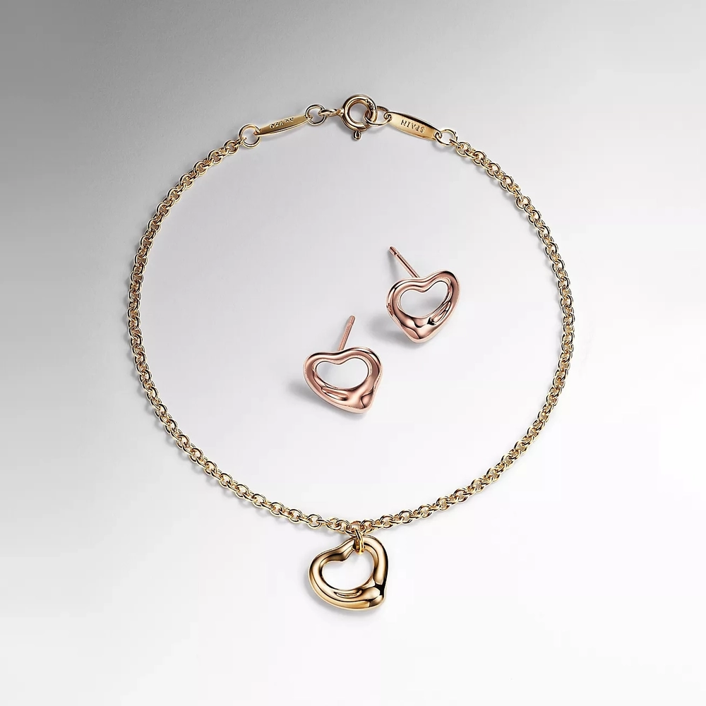 Браслет из жёлтого золота, Tiffany 💠Open heart