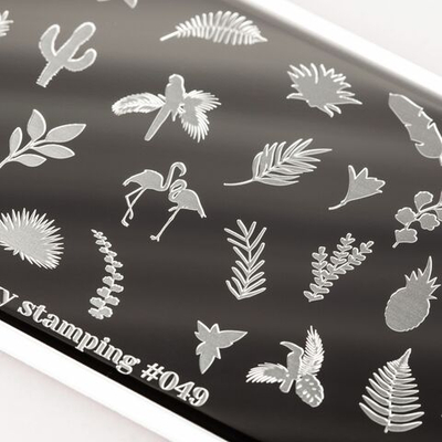 Swanky Stamping Пластина для стемпинга 049