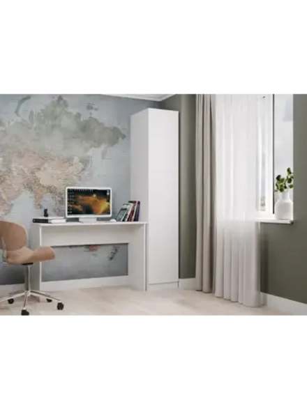 Шкаф для одежды распашной с полками 40х50х210 см Мори