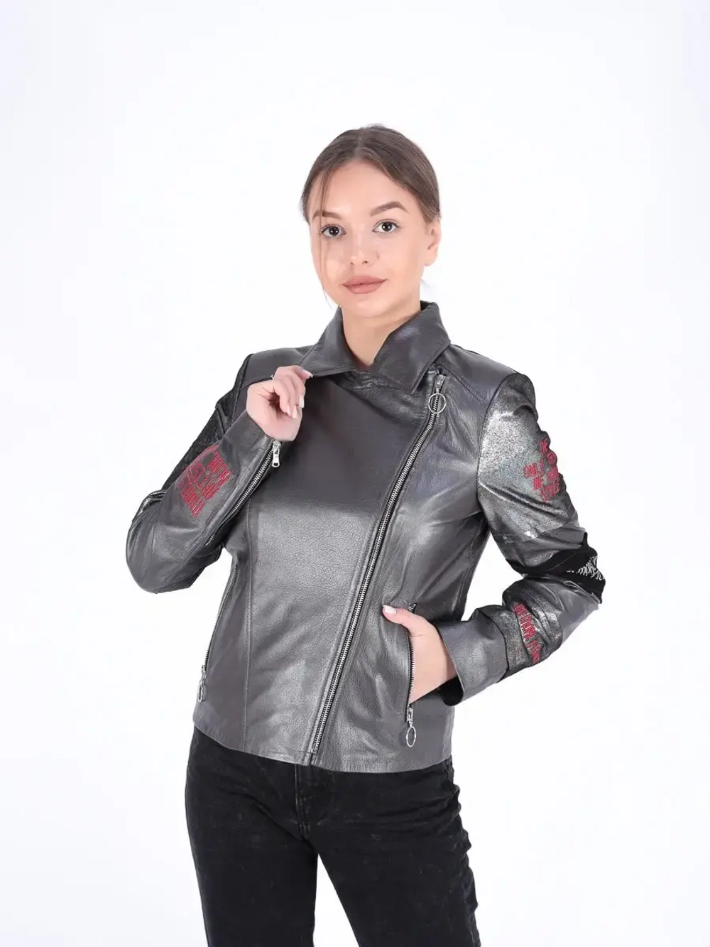 Косуха кожаная весна натуральная