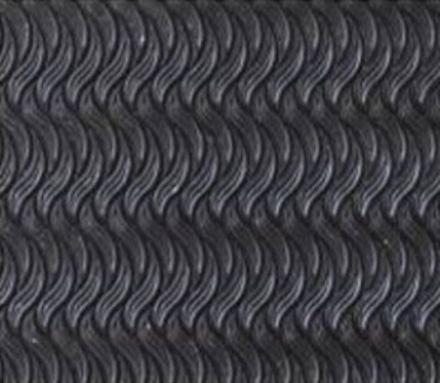 Полиуретан Piligrim 30386 "Волна" 6мм (35х30см), черный