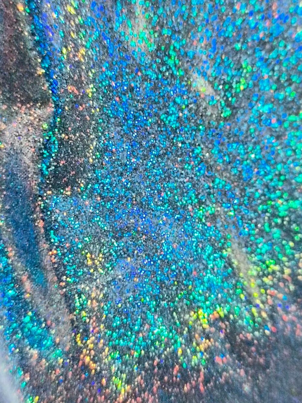 Блёстки Глиттеры 807-02мм - Полуночно-чёрный голографик - универсальные