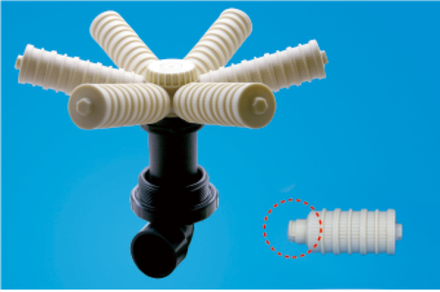 Распределительная система нижняя HD6450B с нижним выходом 63мм для корпусов 24"-30"(для боковой посадки)