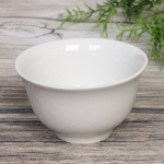 Пиала большая 300мл Белая 11*6см