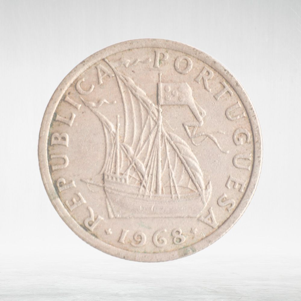 Portugal, 2.50 Escudos, 1968, VF