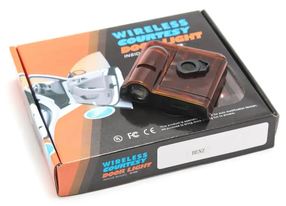 Подсветка логотип на батарейках VOLKSWAGEN (2шт)