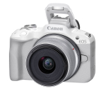 Беззеркальный фотоаппарат Canon EOS R50 Kit RF-S 18-45mm IS STM, белый