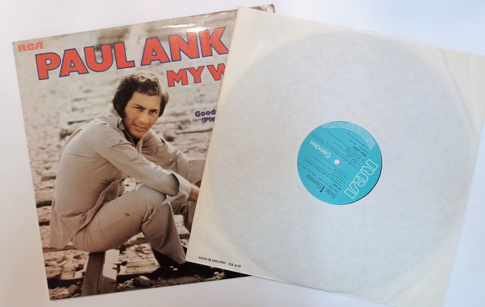 Винтажная виниловая пластинка LP Paul Anka Пол Анка My Way (UK 1974)
