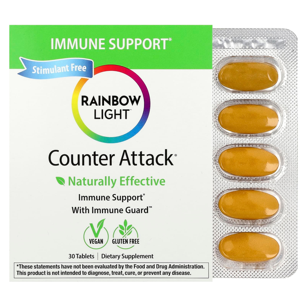 Rainbow Light, Counter Attack®, 30 таблеток