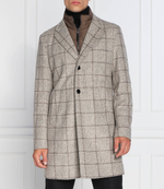 пальто h-hyde-j-bib-224 BOSS BLACK - бежевый(50484219)