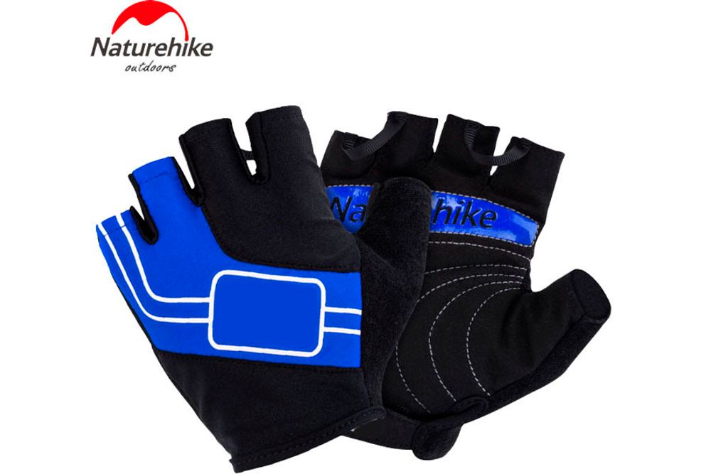 Перчатки NATUREHIKE NH Half Finger Cycling Gloves (Blue) L