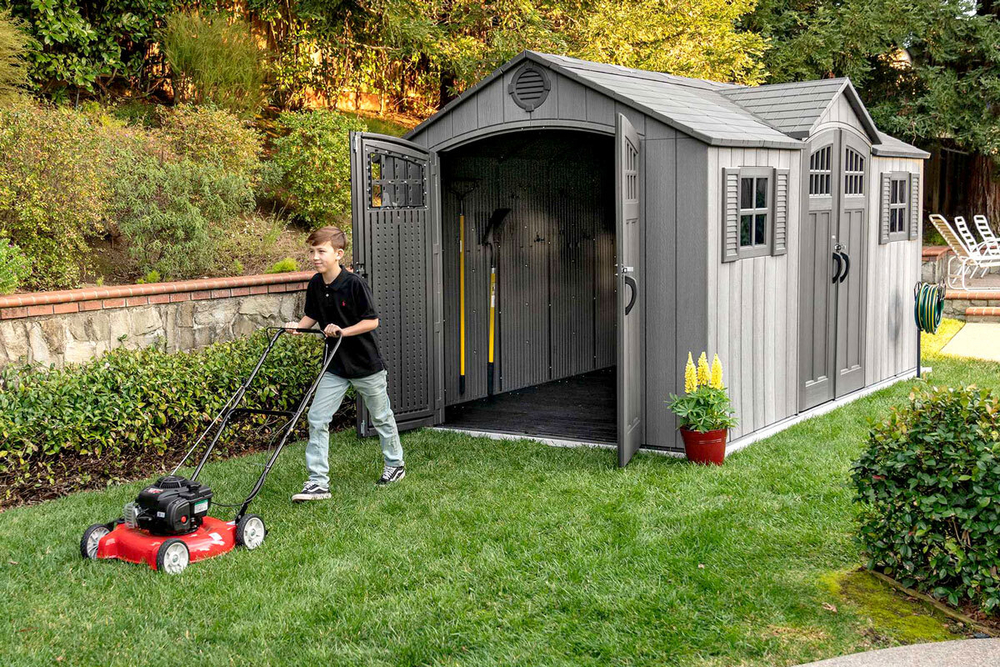 Сарай пластиковый Woodlook 15х8