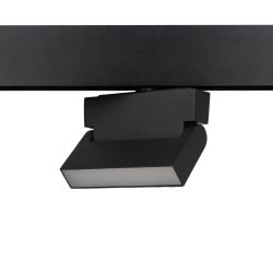 Магнитный трековый светильник ЭРА TRM20-2-12-6W3K BK светодиодный 6Вт 3000К черный | Магнитные трековые светильники