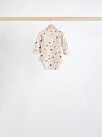 Боди с длинным рукавом для малышей Next K79-792, 5 шт., Бежевый, Синий