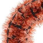 Венок декоративный TINSEL «Яркие переливы» 38 см, Медный