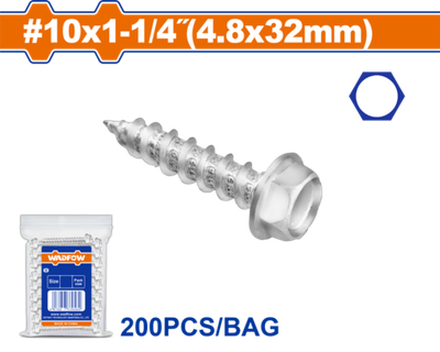 Саморез с шестигранной головкой