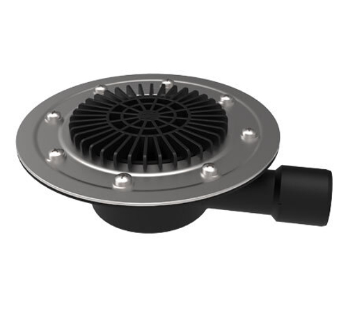 ТП-80.4 Кровельная воронка c горизонтальным выпуском Dn50/40